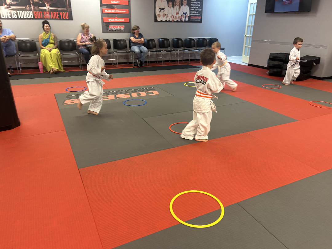 Child in Fenton practicing martial arts to manage anger