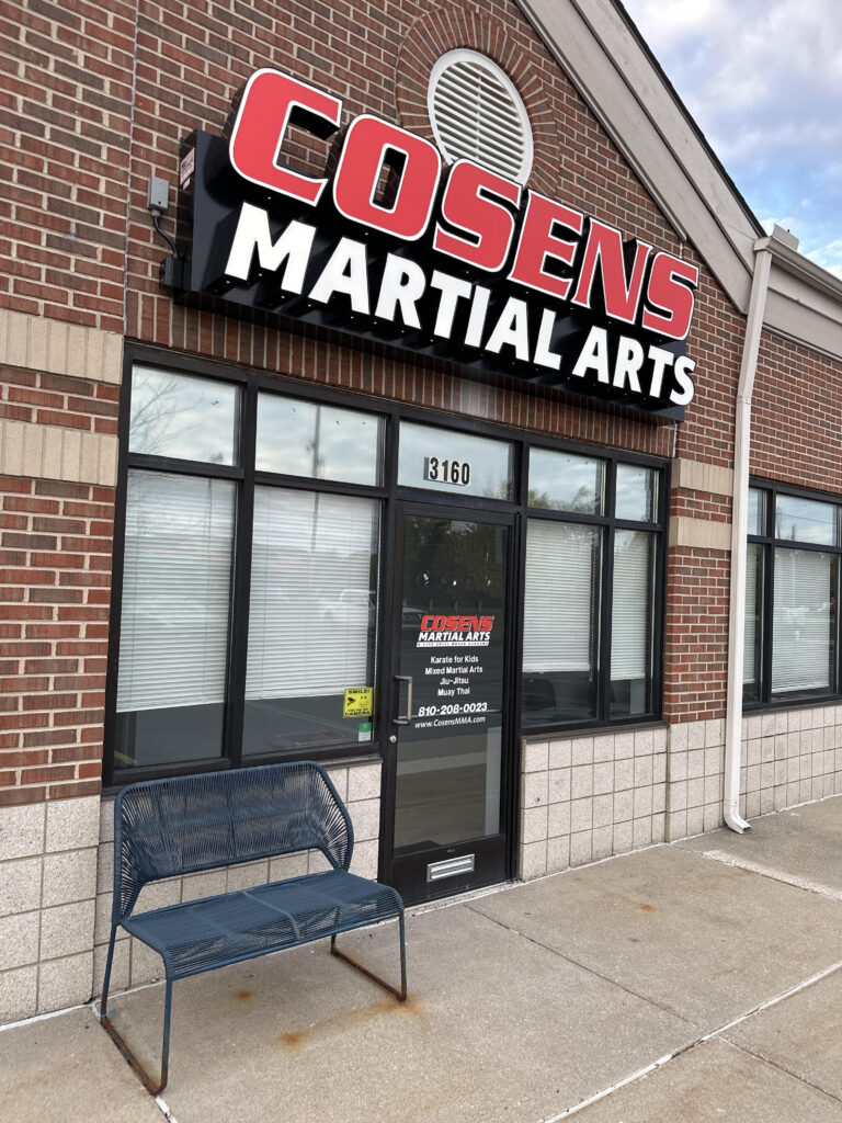 Front entrance of Cosens Martial Arts Fenton