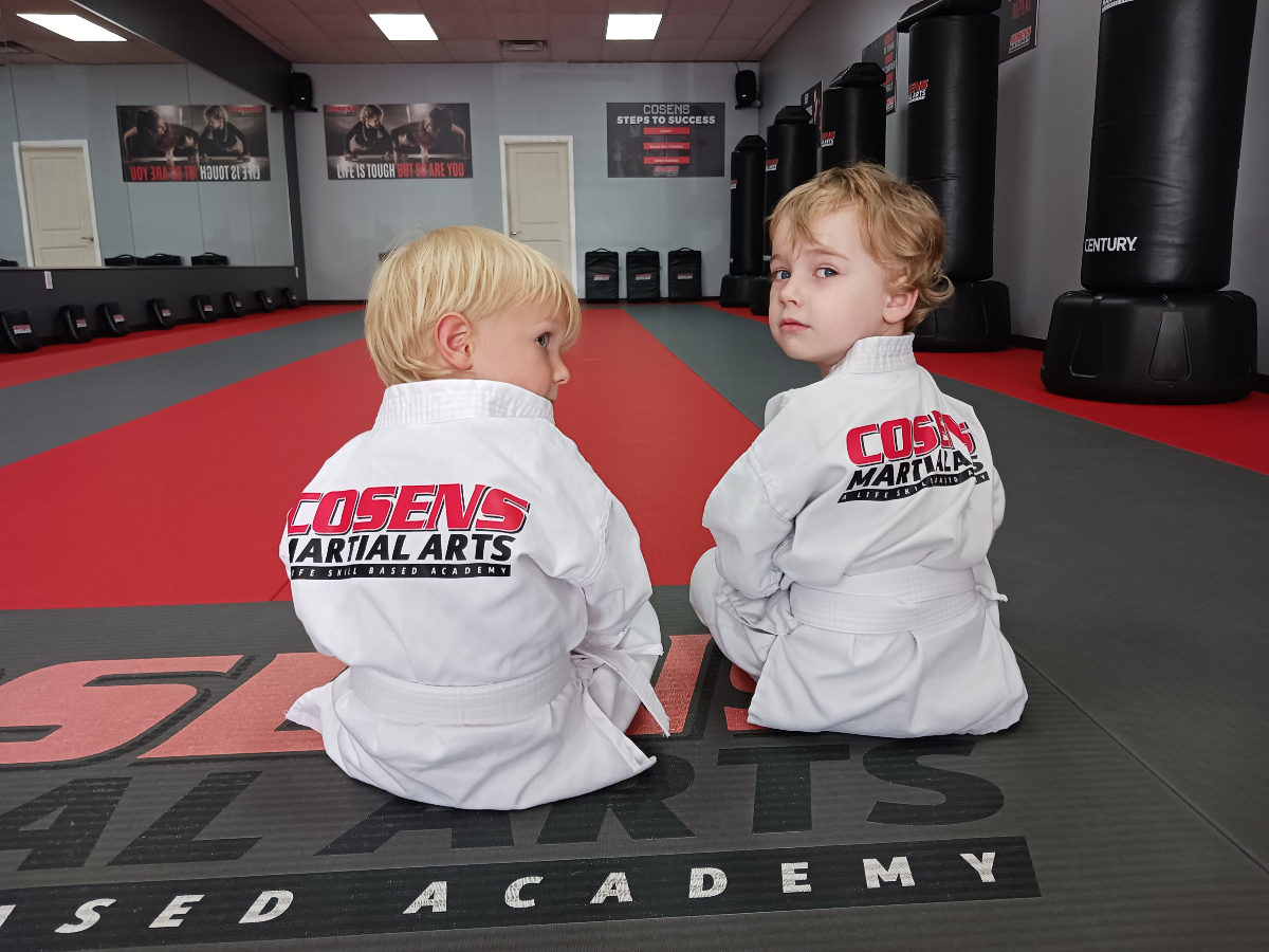 Tiny Ninjas students ages 3 to 4